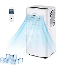 Xo 10,000 Btu Portable Standing 3-in-1 Ac with Remote, Led Display, Sleep Mode and Vent Kit for Up to 560 Sq. Ft