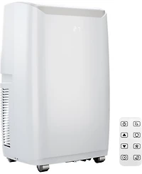 Xo 12,000 Btu Portable Ac, 3-in-1 Cooling, Fan and Dehumidifier, Auto Swing, Quiet Remote, 24-Hour Timer, Window Kit