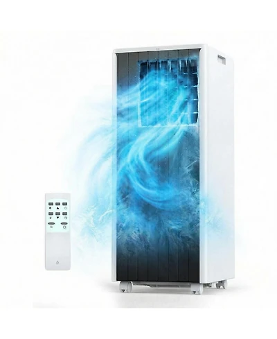 Xo 8,000 Btu Portable Ac for Rooms up to 350 Sq. Ft. with Cooling, Fan and Dehumidifier Modes, Remote