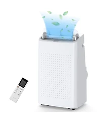Xo 14,000 Btu Portable Air Conditioner, 4-in-1 Cooling, Dehumidifier, Fan and Sleep Mode, Remote Control, Window Kit
