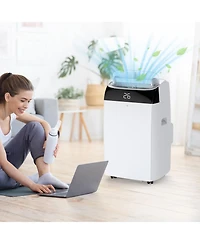 Xo 12,000 Btu Portable Air Conditioner with 3-in-1 Cooling, Fan and Dehumidifier, Led Display, Remote and Window Kit