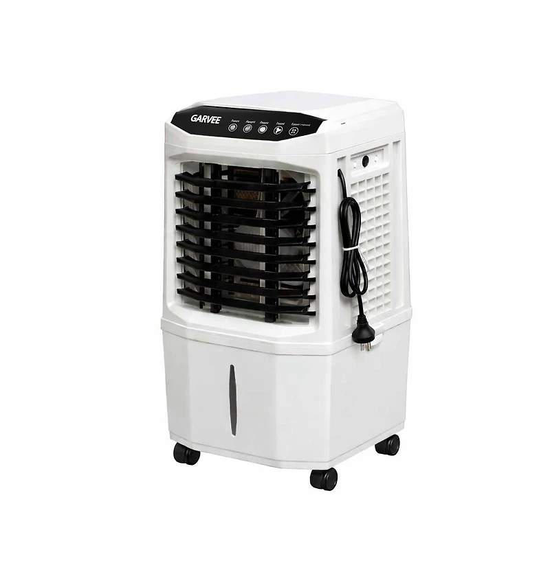 Xo Portable Air Cooler Fan, 3 Speeds, 1600ml Tank, Remote Control, 2/4/8H Timer, Adjustable Airflow, for Bedroom Office Desk