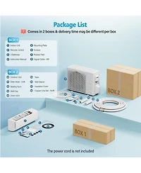 Xo 11500 Btu Mini Split Ac and Heat Pump, 18.5 SEER2 Inverter, WiFi and Alexa, 230V, Quiet, Installation Kit