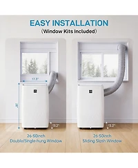 Xo 12,000 Btu Portable Air Conditioner, Cools up to 550 sq. ft.