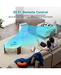 Xo 15000 Btu Portable Air Conditioner for Large Room, Cools Up to 850 Sq. ft. Self-Evaporating, Quiet 53dB Sleep Mode