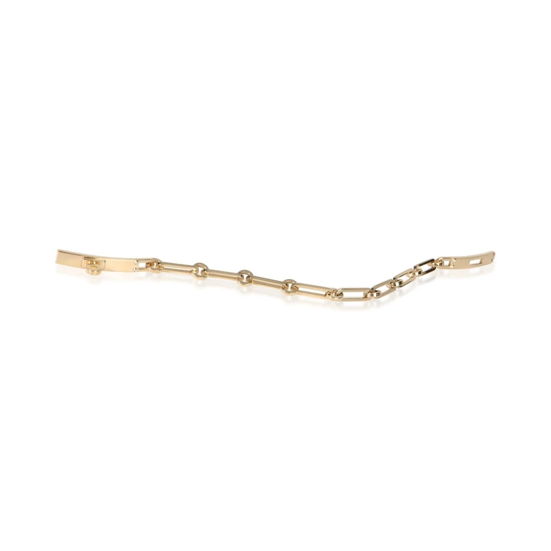 Pre-Owned HERMES Yellow Gold Diamond Small Kelly Chaine Bracelet