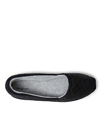 Dearfoams Women's Katie Velour Closed Back Slipper