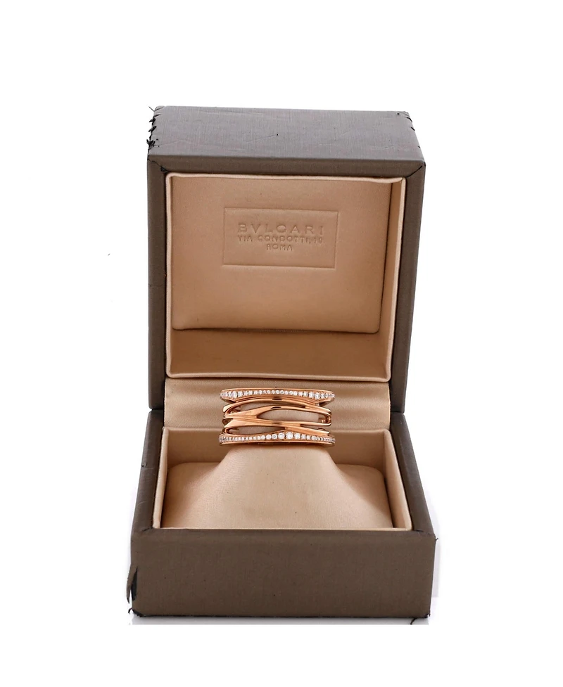 Pre-Owned Bvlgari B.Zero1 Design Legend Zaha Hadid Four Band Ring