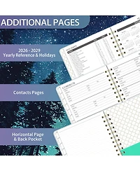 Gnuadz 2026-2029 Monthly Planner 3 Year Tabs Pocket