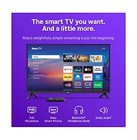 Roku 40" Select Series 1080p Full Hd Smart Tv Led Streaming Hdmi Usb - 40R3E5