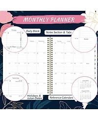 Gnuadz Academic Planner 2026-2027 Weekly Monthly Spiral Tabs