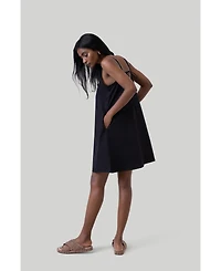 Reistor Women's Short Tent Dress with back tie