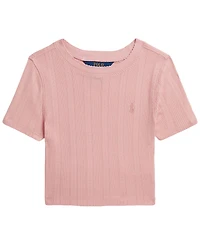 Polo Ralph Lauren Girls' 7-16 Short-Sleeve Boxy T-Shirt