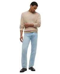Tommy Hilfiger Men's Mock Cable Crewneck Sweater