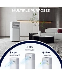 Ecooso 10000 Btu(Ashrae) Portable Air Cooler with Fan and Dehumidifier Mode
