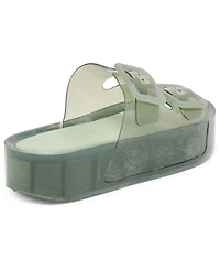 Dolce Vita Women's Julio X Jelly Double-Band Jelly Footbed Platform Sandals