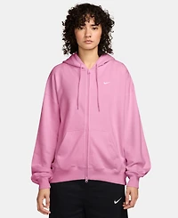 Nike Studio Fleece Women's Light Weight Oversized Full-Zip Hoodie