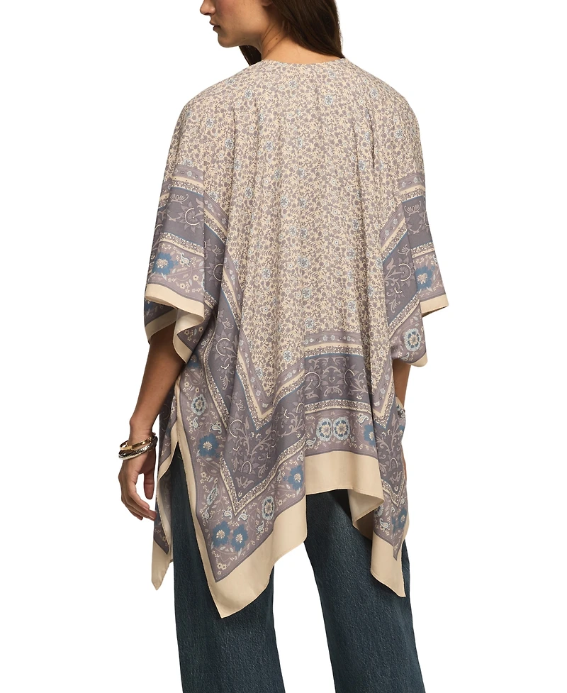 Lucky Brand Women's Printed Pull-On Kimono