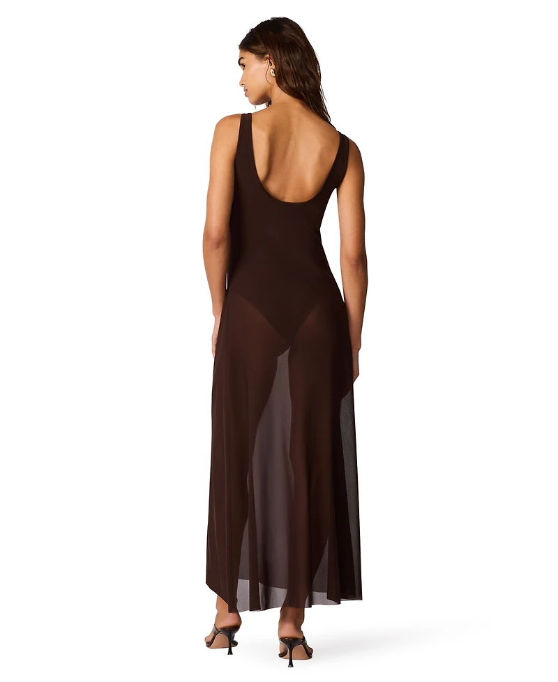 Steve Madden Women's Sharlene Sleeveless Bodycon Maxi Dress
