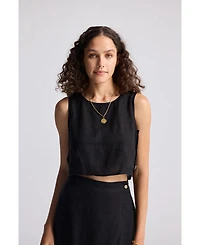 Reistor Women's Boxy Crop Top