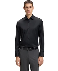 Boss by Hugo Men's Performance-Stretch Twill Slim-Fit Dress Shirt