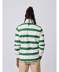 Aubin Men's Irnham Long Sleeve Collared Rugby Shirt