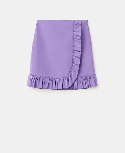Mango Women's Short Ruffled Skirt