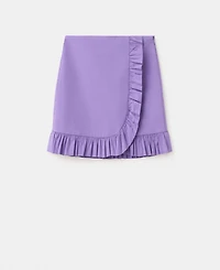 Mango Women's Short Ruffled Skirt
