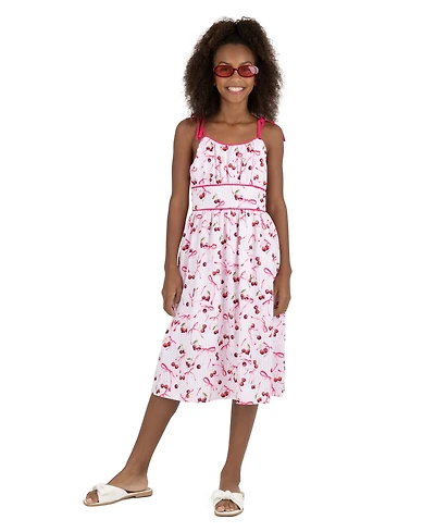 Dress Midi Length Slv Less scoop Neck