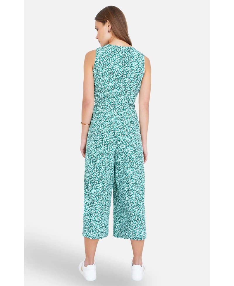 Yumi Women's Ditsy Culotte Jumpsuit