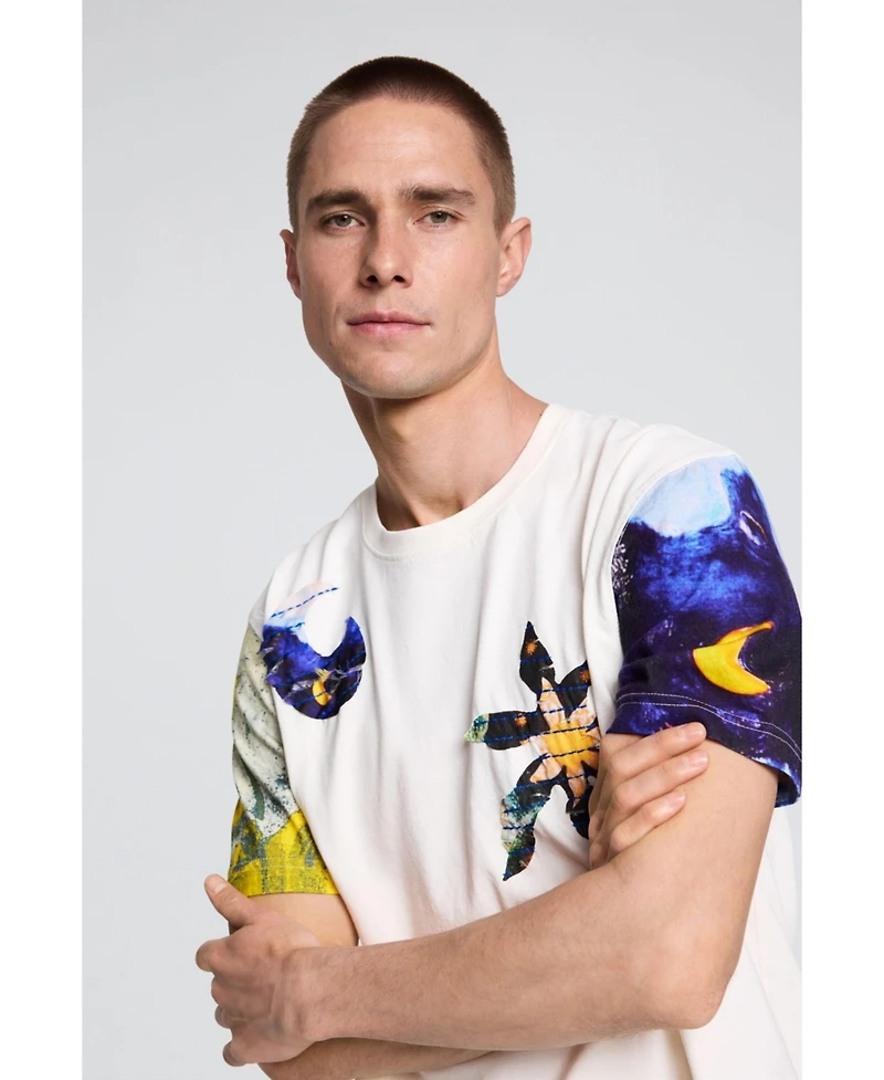 Desigual Men's Cosmos print T-shirt