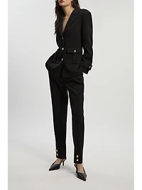 Karen Millen Women's Military Straight Leg Trousers