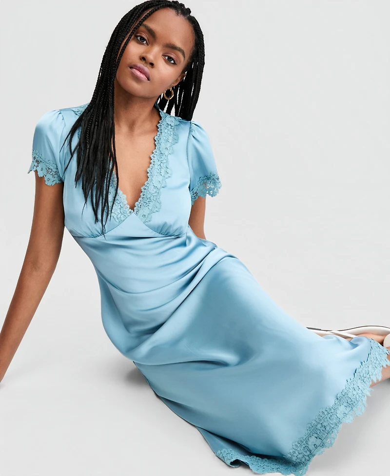 And Now This Women's Satin Slip Dress, Macy's Exclusive