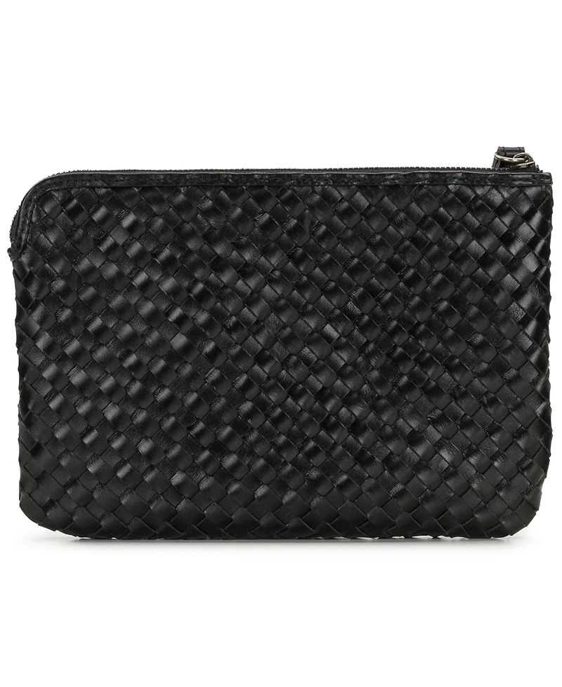 Patricia Nash Leisha Zippered Leather Wristlet