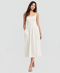 Now This Womens Smocked Beaded Strap Dress Macys Exclusive