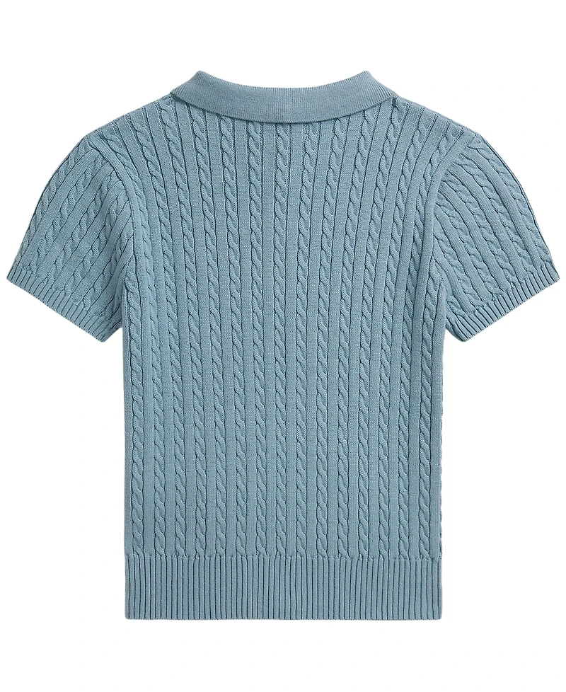 Polo Ralph Lauren Girls' 7-16 Mini-Cable Sweater