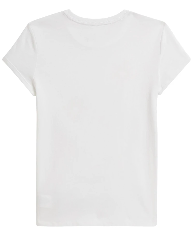 Polo Ralph Lauren Girls' 7-16 Bear Short-Sleeve Jersey T-Shirt