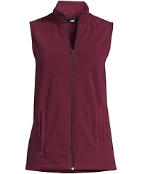 Lands' End Women's Lightweight Fleece Vest Jackets