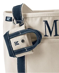 Lands' End Pre-Monogrammed Letter Micro Canvas Tote