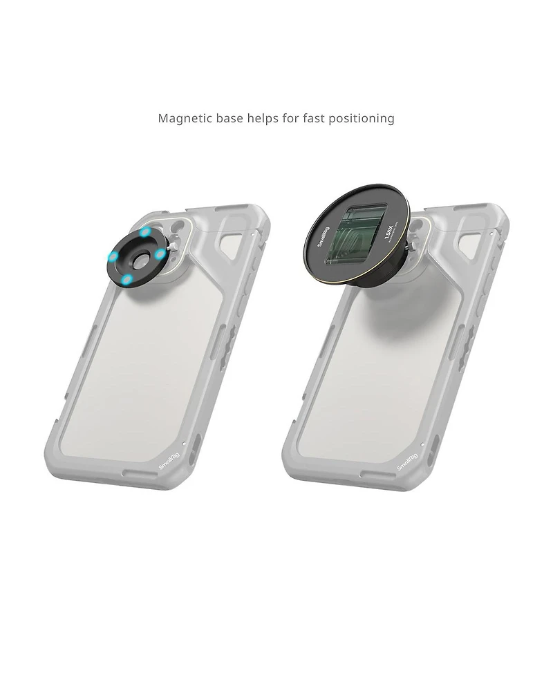 SmallRig 1.55x Anamorphic Lens for Mobile Phone, T-Mount