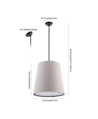 Arden Farmhouse Bohemian Iron Led Pendant