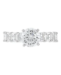 Macy's Igi Certified Lab Grown Diamond Ring (4 ct. t.w.) 14k White or Yellow Gold