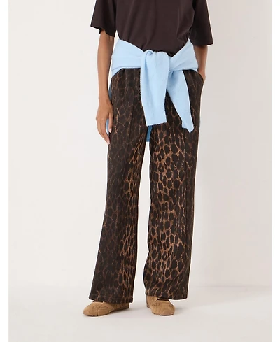 Hush Women's Harison Animal Print Side Stripe Joggers
