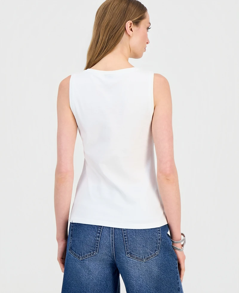 I.n.c. International Concepts Women's Studded Tank Top, Macy's Exclusive