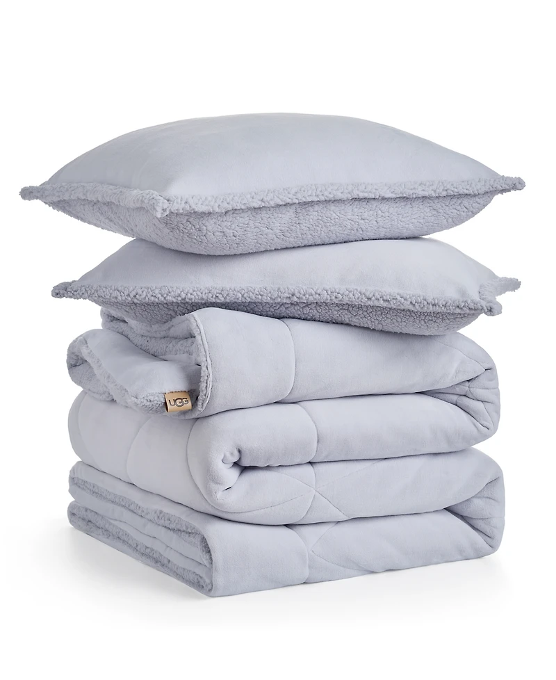 Closeout! Ugg Avery Plush Reversible 2-Pc. Comforter Set, Twin/Twin Xl