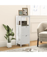 sumyeg Floor Cabinet Multifunction Storage Rack Stand Organizer