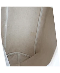 Pre-Owned Goyard White Goyardine Canvas Boheme Hobo