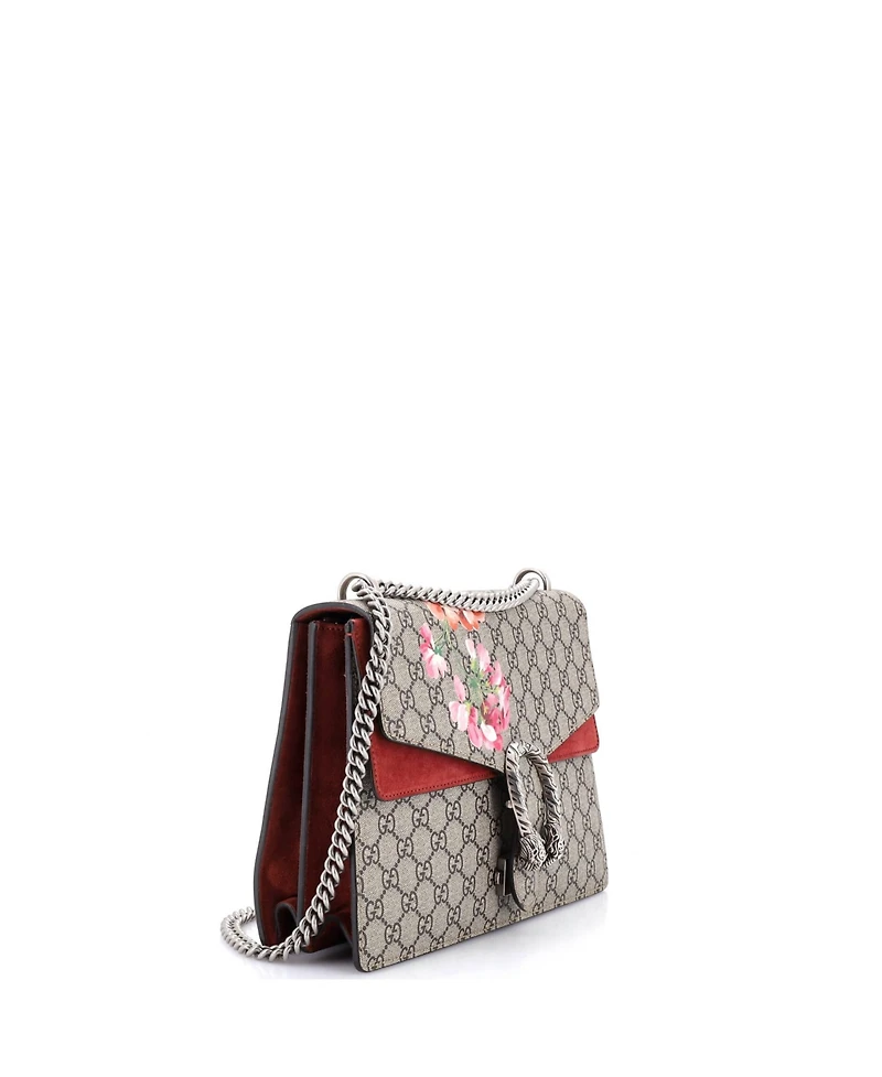 Pre-Owned Gucci Medium Dionysus Bag Blooms Print Gg Coated Canvas