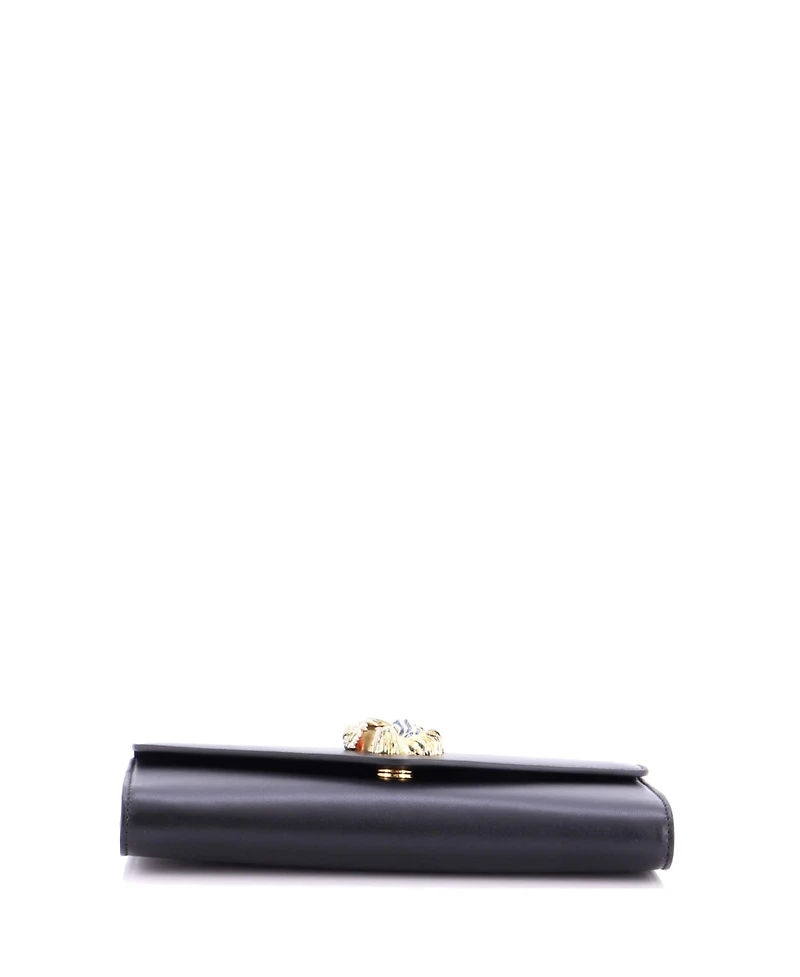 Pre-Owned Gucci Rajah Broadway Clutch Leather