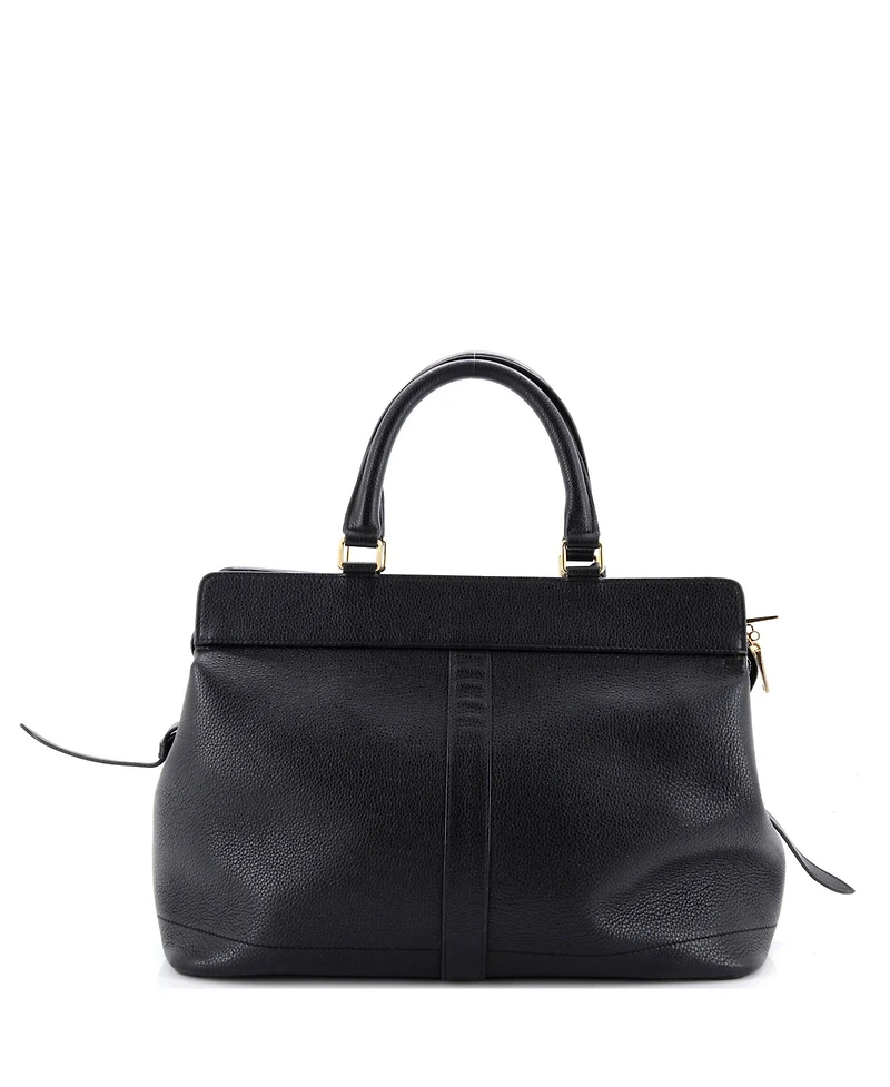 Pre-Owned Celine Medium Cabas de France Tote Leather